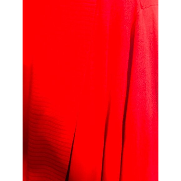 2/$30 INC Small Christmas Red Cardigan Acrylic & Rayon Blend Machine Washable - Picture 5 of 12